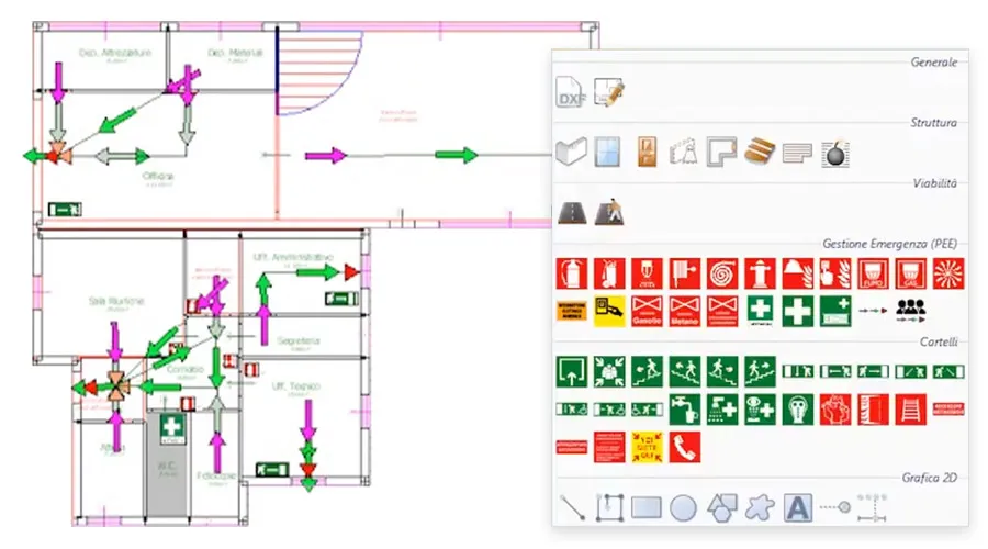 Studi la sicurezza a partire dal layout dei luoghi di lavoro | CerTus-LdL | ACCA software