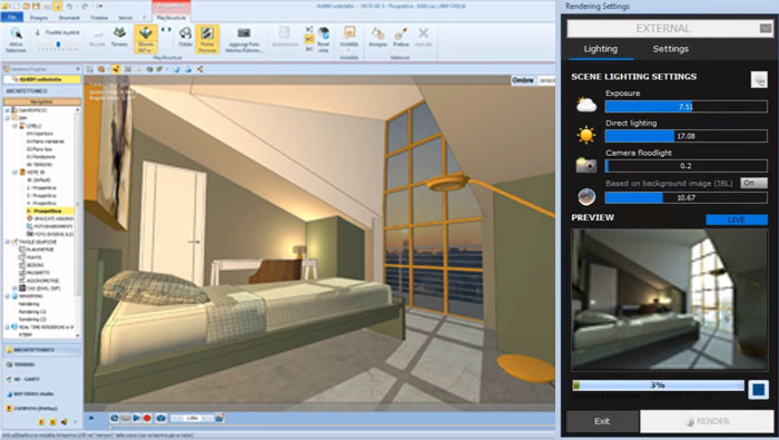 Programma per Rendering Gratis - Edificius+AIrBIM - ACCA Software