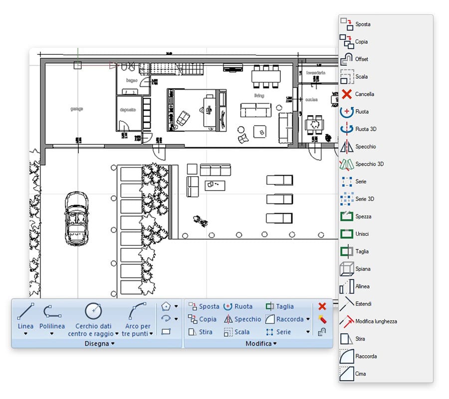 CAD 2D/3D gratuito e integrato nel software | Edificius | ACCA software