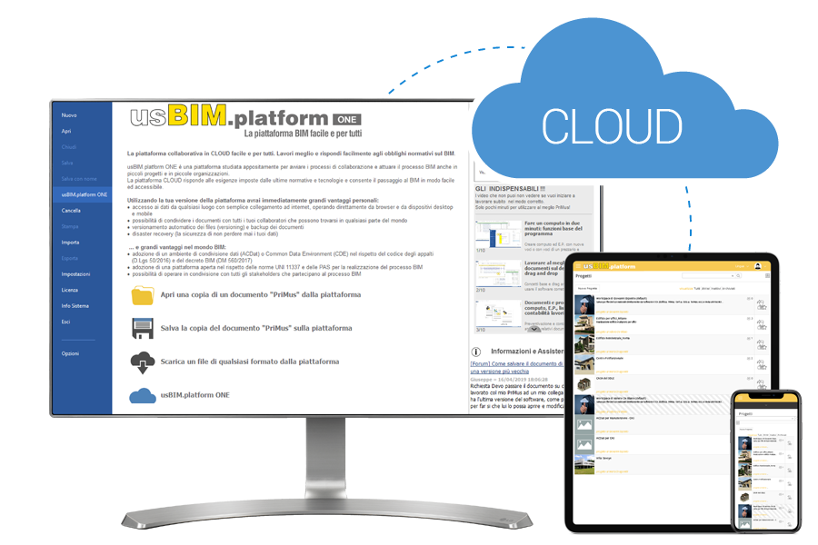piattaforma collaborativa in cloud usBIM.platform ONE