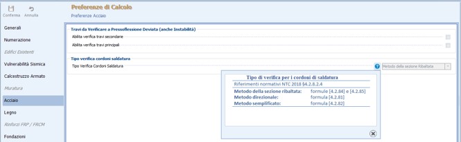 Verifica saldature | Novità EdiLus