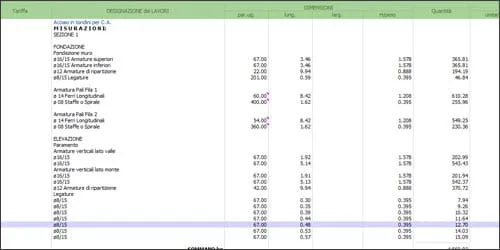 Computo metrico automatico | GeoMurus | ACCA software