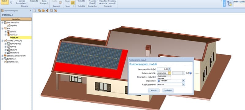 Progettazione assistita del campo fotovoltaico | Solarius-PV | ACCA Software