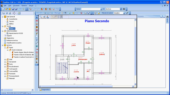 Software Progettazione Acustica - SuoNus-CAD - ACCA software