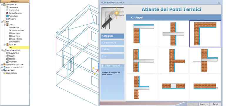 Atlante personalizzato dei ponti termici | TerMus CE | ACCA software