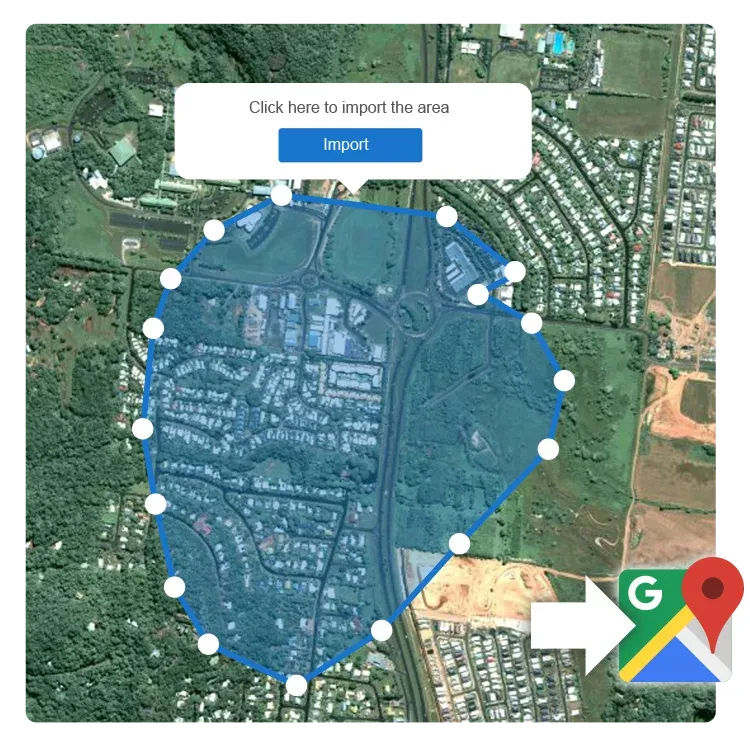 Ottieni automaticamente dati altimetrici e texture da Google Maps