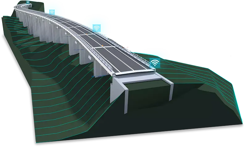 Détecter les défauts et surveiller les conditions de la structure d'un seul pont ou de l'ensemble d'une infrastructure | usBIM | ACCA software