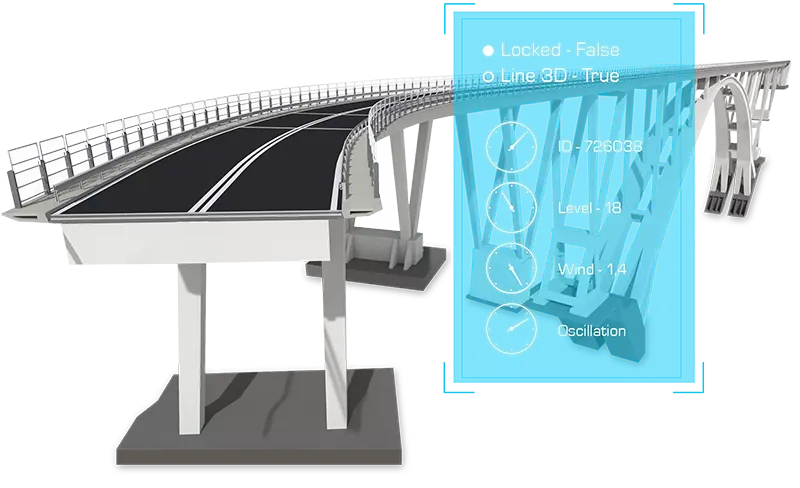 Zeigen Sie sofort und übersichtlich alle Brückeninformationen an | usBIM | ACCA software