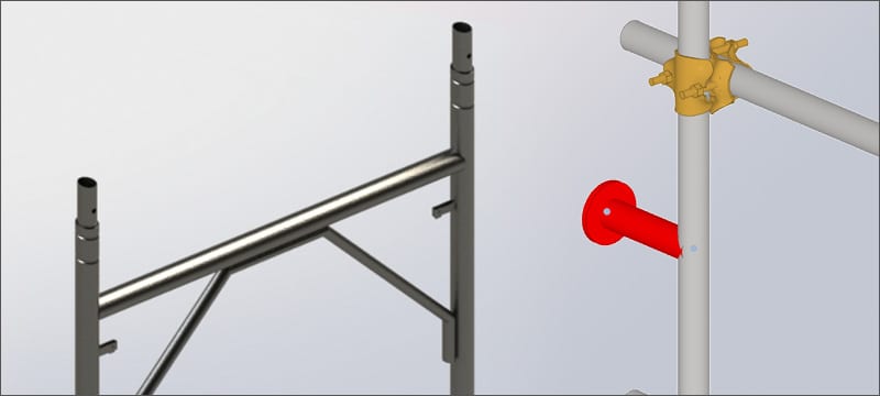 Library of BIM object objects | CerTus SCAFFOLDING | ACCA software