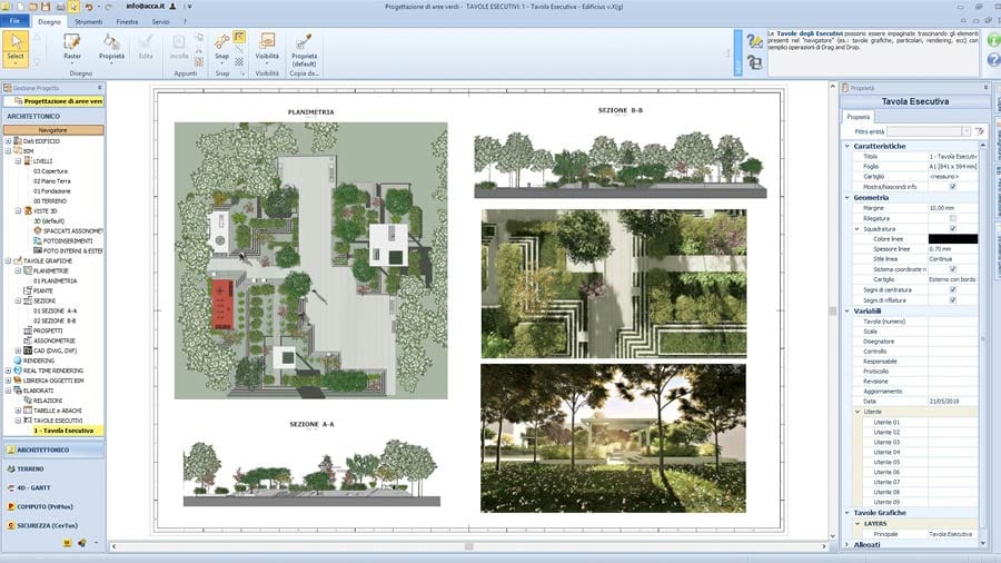 Professional Landscape Design software | Edificius LAND | ACCA software