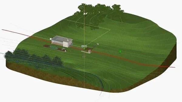 Rebuild a complex topographic land survey | Edificius | ACCA software