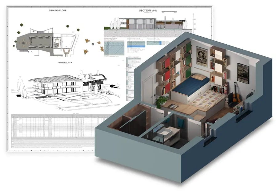 Create 2D plans and 3D views | Edificius | ACCA software