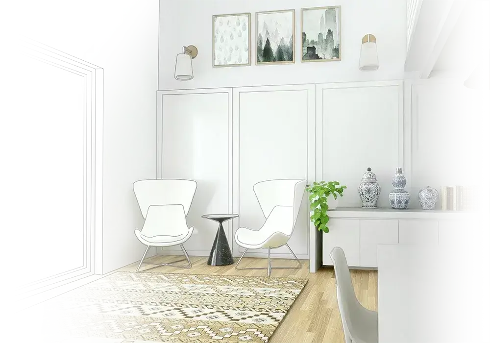 Realistic 3D interior design software | Edificius | ACCA software