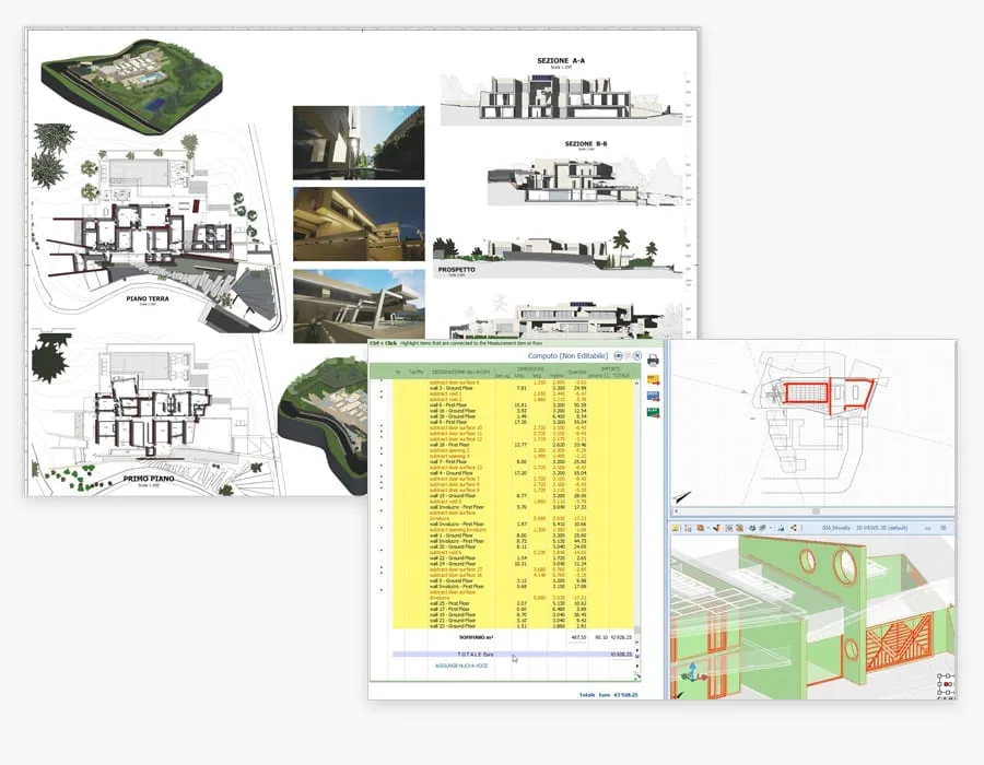 Gamme de dessins et documents de projet | Edificius | ACCA software