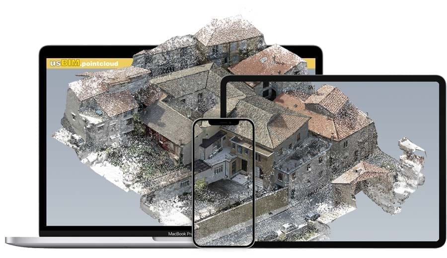 Manage a Point Cloud to BIM process to the integration usBIM | Edificius | ACCA software