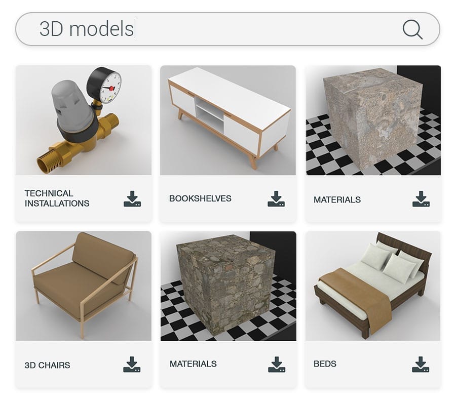Online library of BIM objects | Edificius | ACCA Software