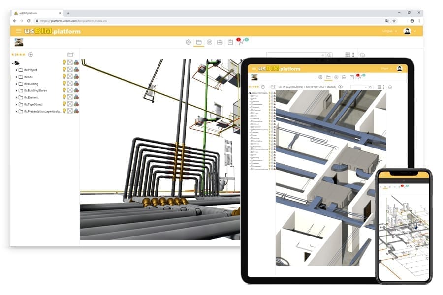 Share your projects on the usBIM.platform collaborative platform | Edificius MEP | ACCA software