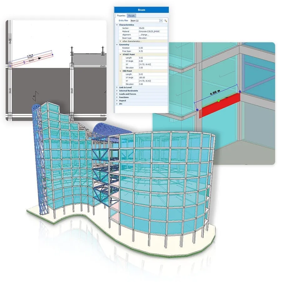 Design the structure by simply using parametric objects | EdiLus | ACCA Software