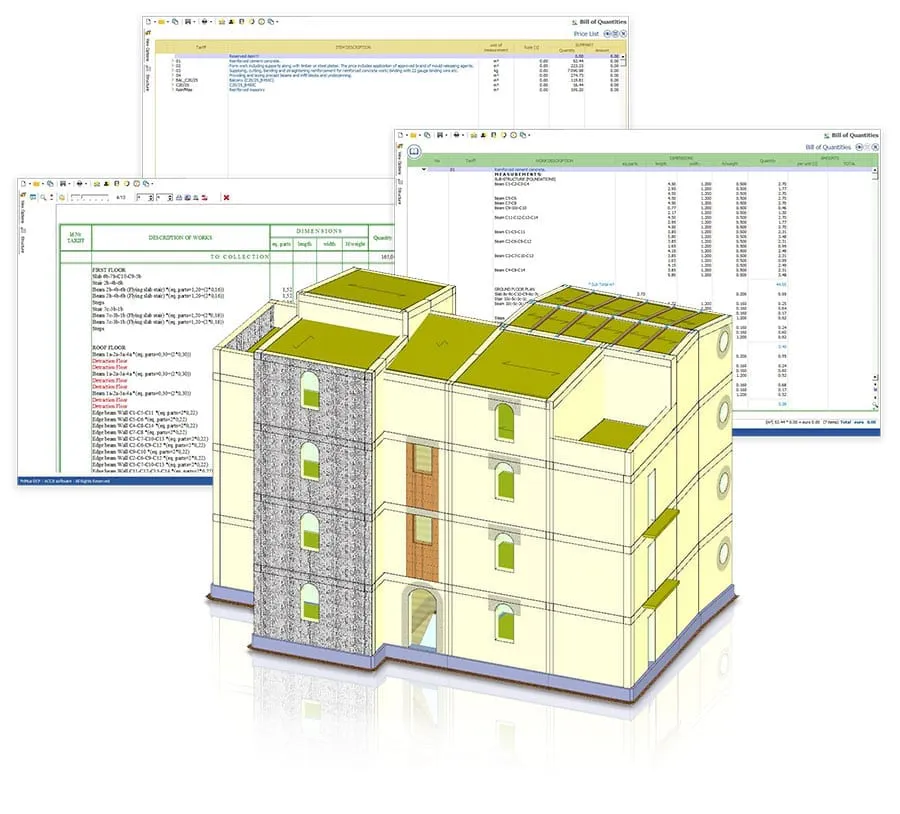 Diseño estructural y presupuesto integrado en una única fase de trabajo | EdiLus | ACCA Software