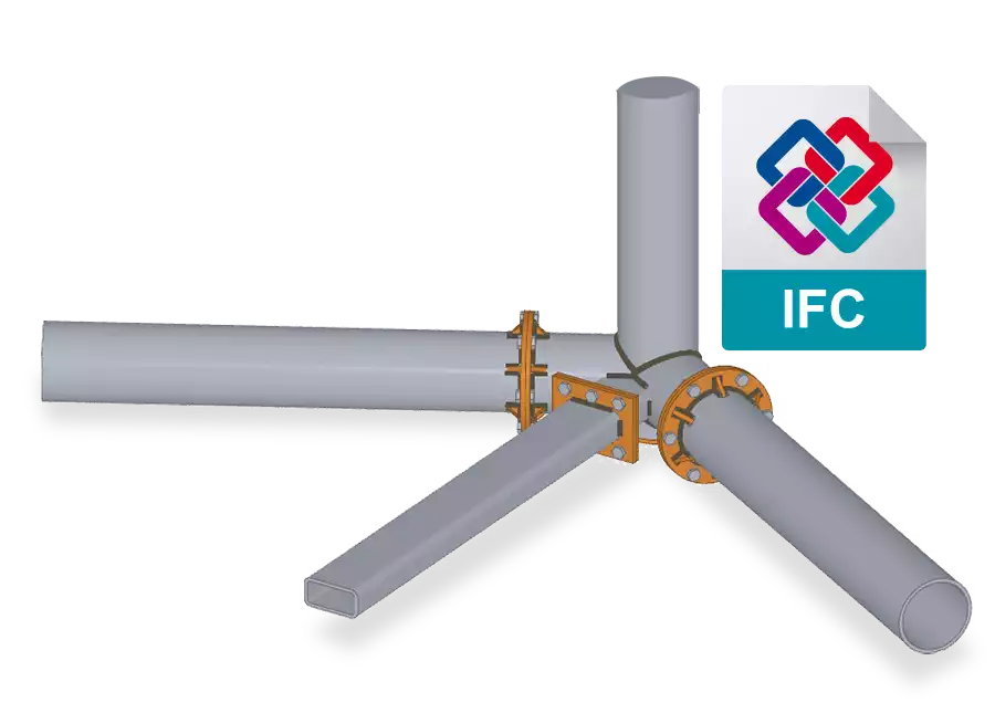 Integration with any steel structure calculation software via IFC openBIM | NeXus | ACCA software