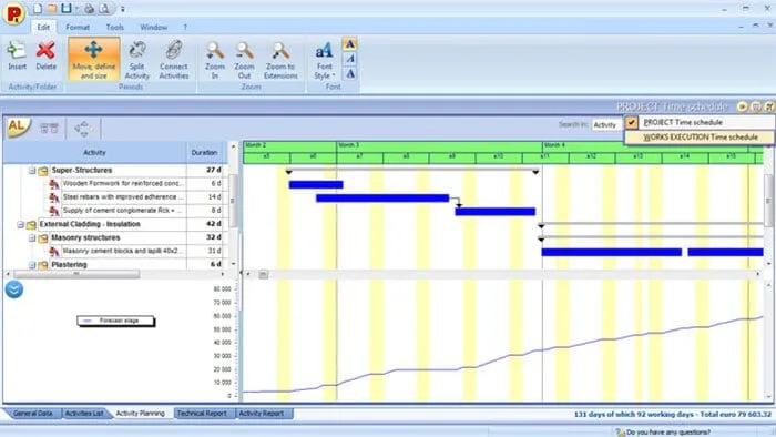 Video Construction Scheduling software | PriMus KRONO | ACCA software