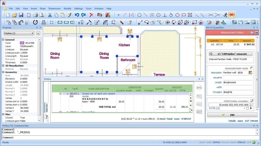 Video Grafische Mengenermittlung-Software | PriMus TAKEOFF | ACCA software