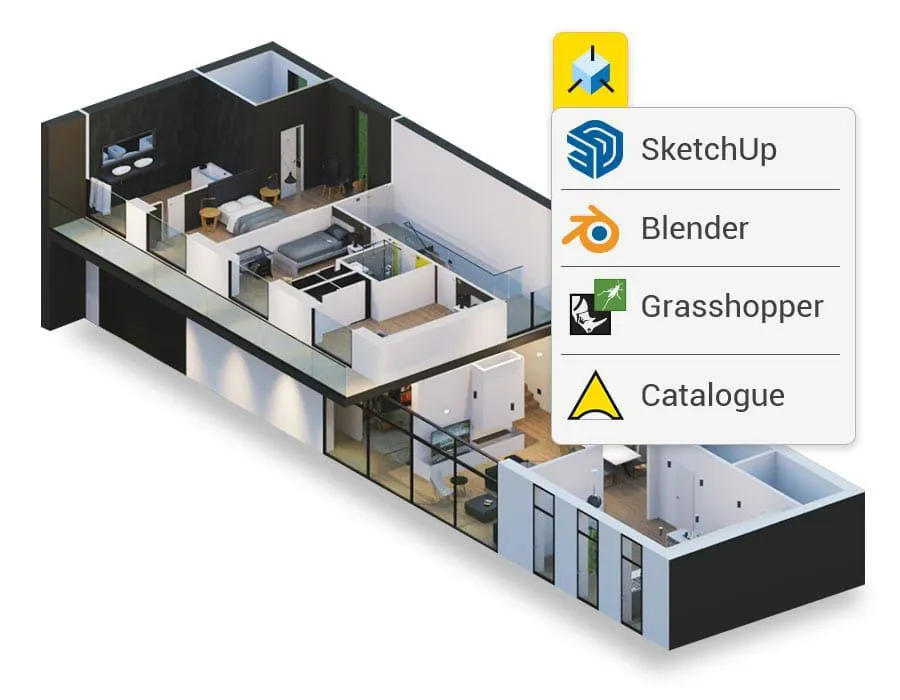 Customize your IFC model with additional 3D objects | usBIM.editor | ACCA Software