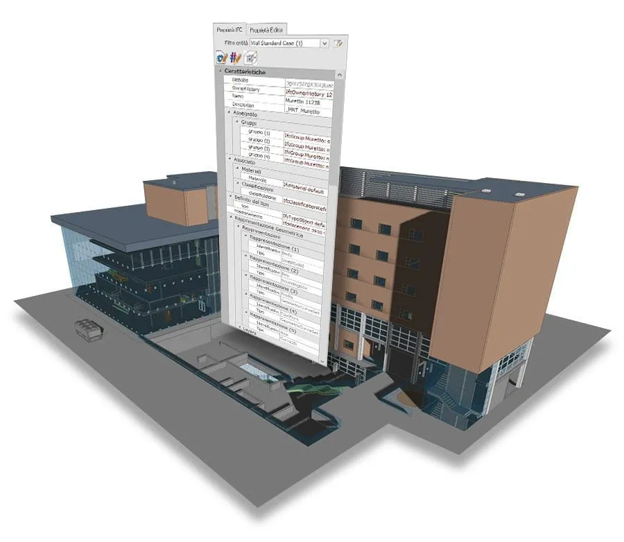 Modifiez les propriétés géométriques et des informations des maquettes BIM | usBIM.editor | ACCA Software