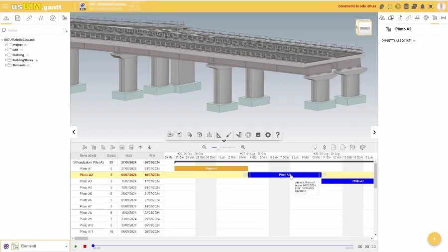 BIM 4D software preview video | usBIM.gantt | ACCA software