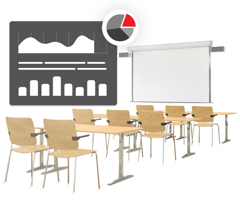 Make the right decisions: analyze and optimize every aspect of school facilities with usBIM.maint automatic reports | usBIM.maint | ACCA software