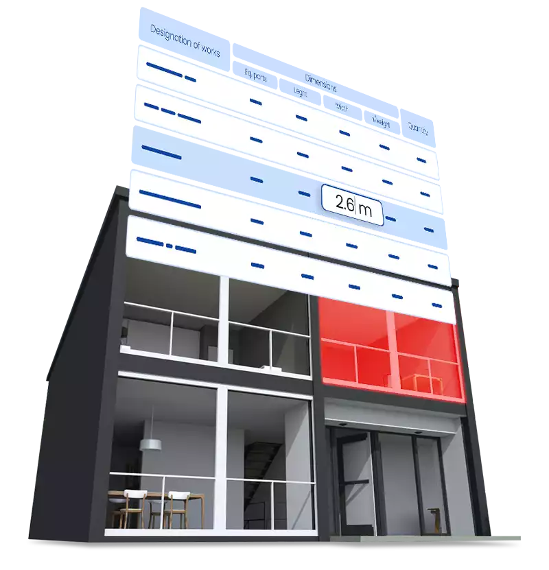 Get all the measurements you need for an estimate directly from a plan photo | usBIM.planAI | ACCA software