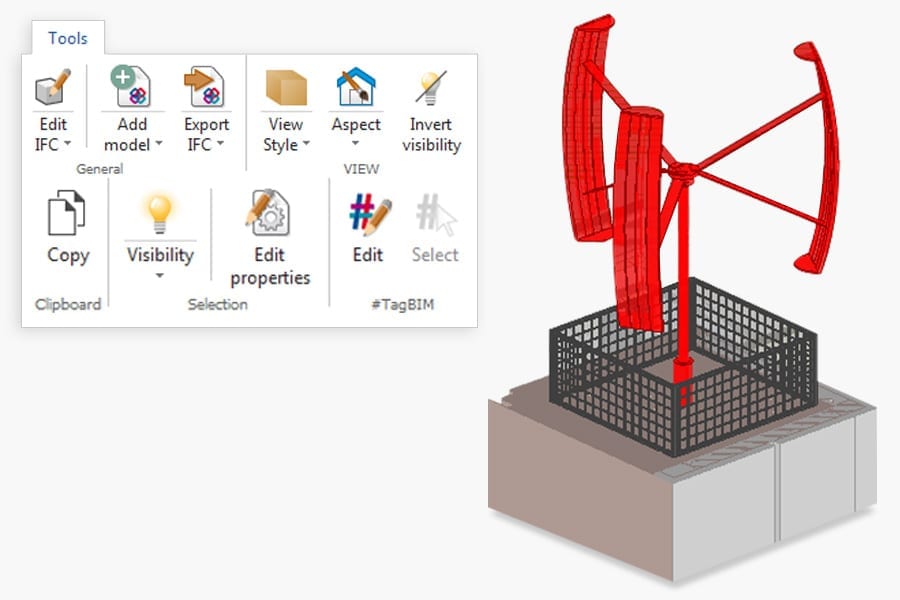 Freely edit and modify the BIM model | usBIM.viewer+ | ACCA software