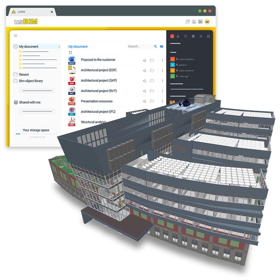 Abra e visualize inúmeros formatos de arquivos de projeto 2D e 3D online | usBIM | ACCA software
