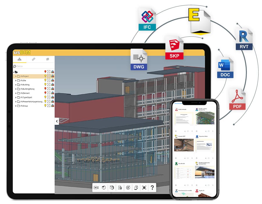 Coordonnez en ligne les phases de conception, d'exécution et de maintenance de bâtiments et d'infrastructures | usBIM | ACCA software