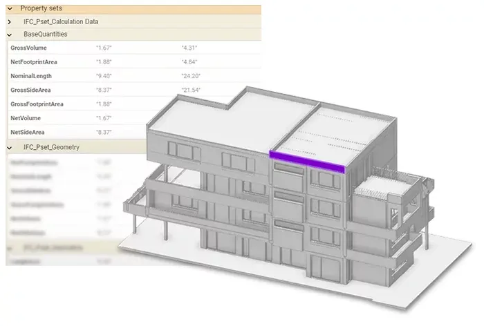Easily compare the IFC property values of the new and previous model and identify all variations | usBIM.compare | ACCA software