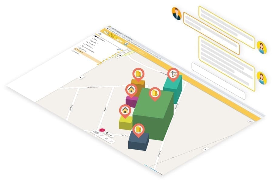 Fonctionnalités de travail collaboratif pour gérer votre projet SIG et BIM | usBIM.gis | ACCA software