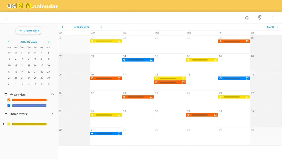 Video Calendarios online | usBIM.calendar | ACCA software